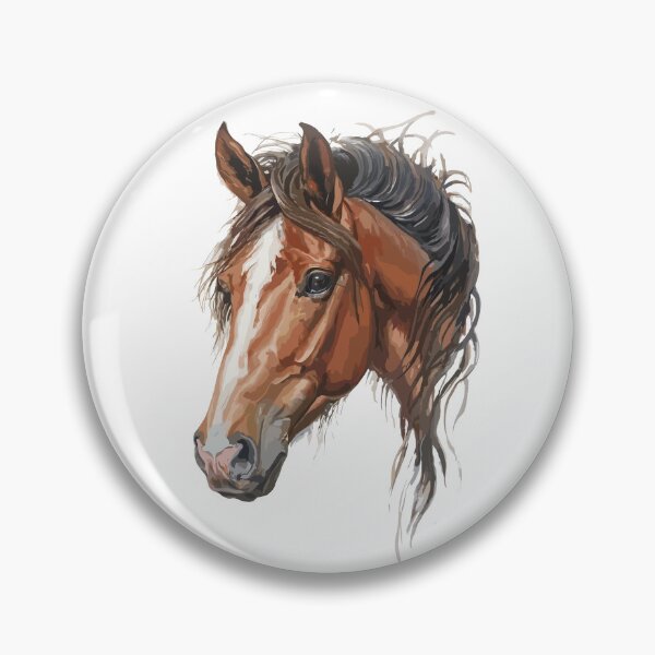 Item preview, Horse head in half profile designed and sold by JimmySom.