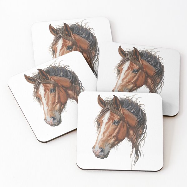 Item preview, Horse head in half profile designed and sold by JimmySom.