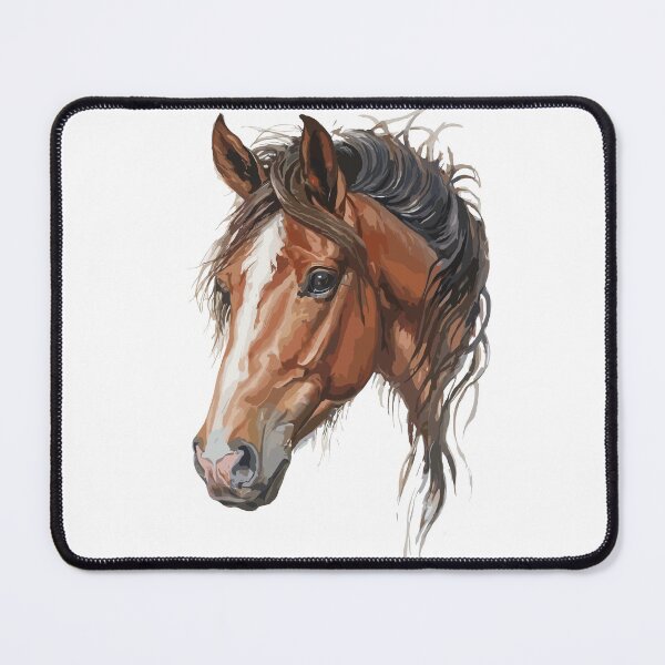 Item preview, Horse head in half profile designed and sold by JimmySom.