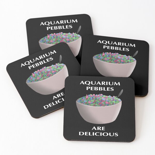 Item preview, Aquarium Pebbles are Delicious designed and sold by AConfusedCanary.