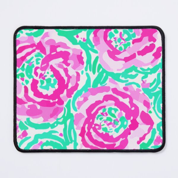 Item preview, Preppy pink and green roses designed and sold by SophieClimaArt.