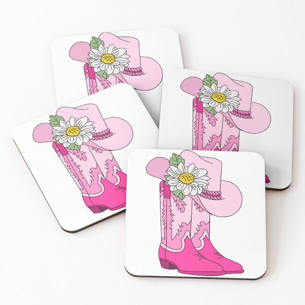 Item preview, Pink Floral Cowboy Boot Sticker designed and sold by anahehe.
