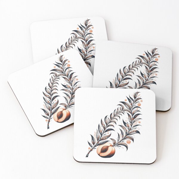 Item preview, Peach Pit Branch designed and sold by bluepawprint.