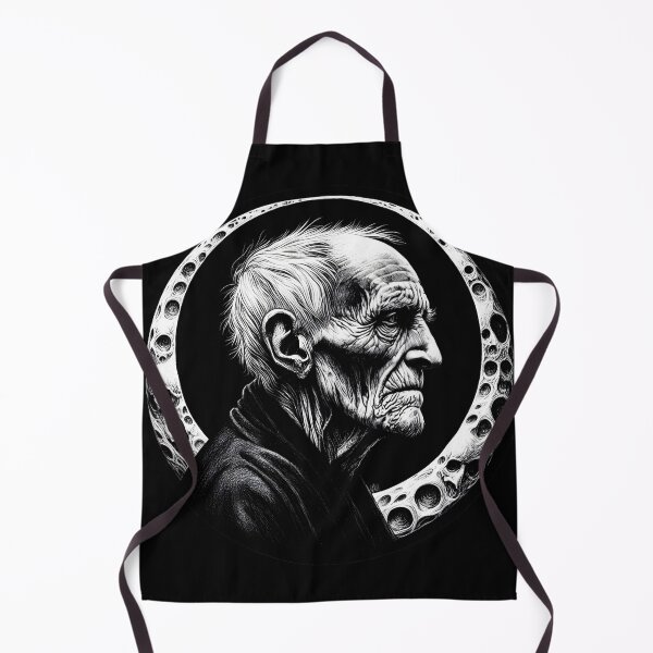 Item preview, Macabre Elderly Series - mesmerizing meta-portrait of an old man in dark art style by Red Siri0 designed and sold by Red Siri0 Art.