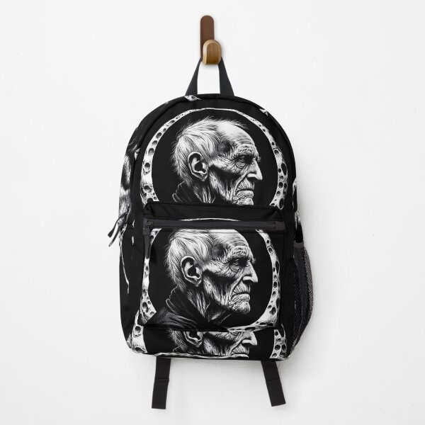 Item preview, Macabre Elderly Series - mesmerizing meta-portrait of an old man in dark art style by Red Siri0  designed and sold by Red Siri0 Art.