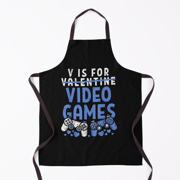 Item preview, V Is For Video Games Funny Valentines Day Gamer Boy Men Gift designed and sold by HoneyDesignArts.