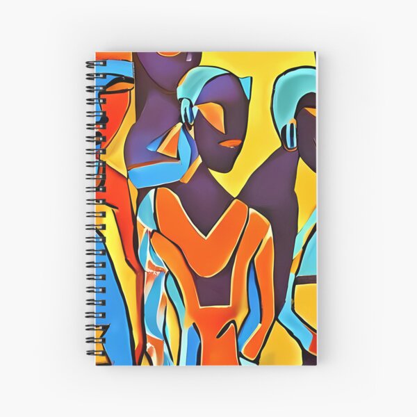 Item preview, Harmony in Hues: Radiant African Women Abstract Art designed and sold by Xillustrations.