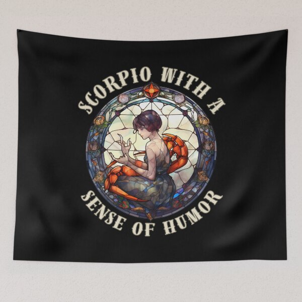 Item preview, Scorpio With A Sense Of Humor. scorpio funny designed and sold by ZodiacWonders.