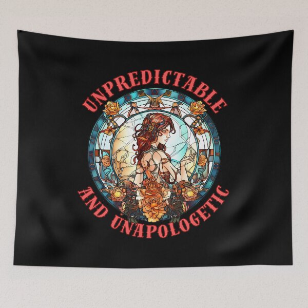 Item preview, Unpredictable And Unapologetic. scorpio astrology designed and sold by ZodiacWonders.