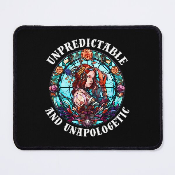 Item preview, Unpredictable And Unapologetic. scorpio quote designed and sold by ZodiacWonders.