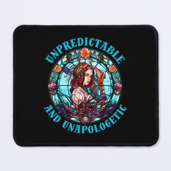 Item preview, Unpredictable And Unapologetic. scorpio traits, designed and sold by ZodiacWonders.