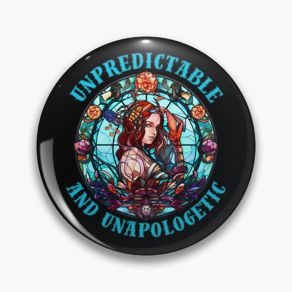 Item preview, Unpredictable And Unapologetic. scorpio traits, designed and sold by ZodiacWonders.