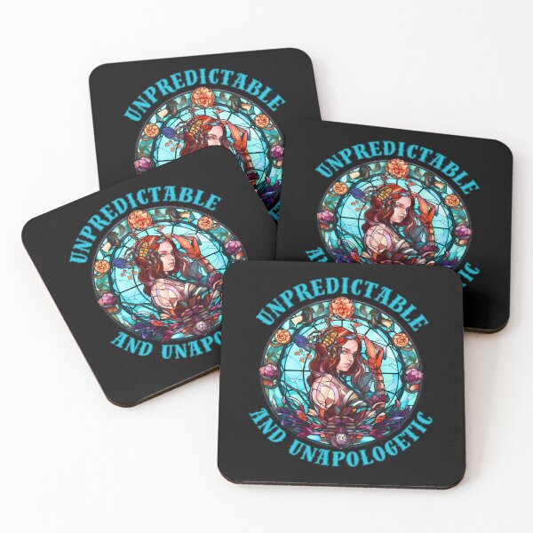 Item preview, Unpredictable And Unapologetic. scorpio traits, designed and sold by ZodiacWonders.