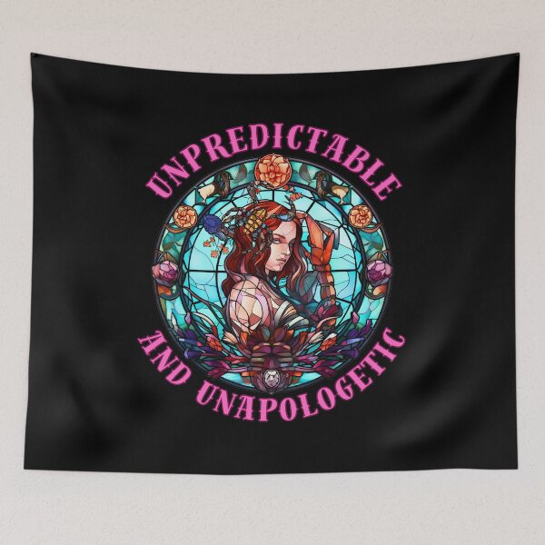 Item preview, Unpredictable And Unapologetic. scorpio funny designed and sold by ZodiacWonders.