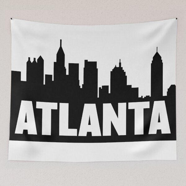 Item preview, Atlanta, Georgia City Skyline Silhouette  designed and sold by Ashleylcoop.