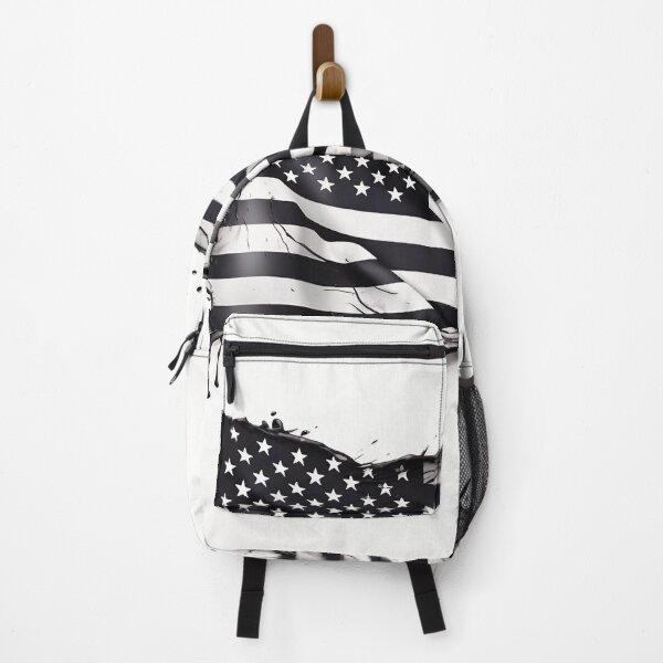 Item preview, Monochrome Dripping American Flag designed and sold by dcrc.