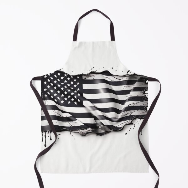 Item preview, Monochrome Dripping American Flag designed and sold by dcrc.