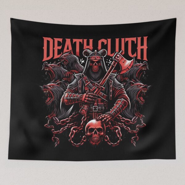 Item preview, Medieval Death Clutch Red Text designed and sold by Mark Cannon.