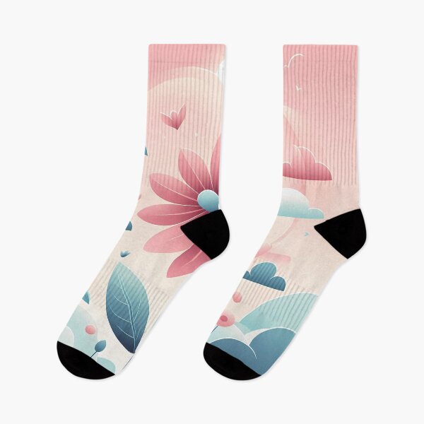 Item preview, Heart in Bloom - Pastel Dreamscape Illustration designed and sold by Vitalka-uk.
