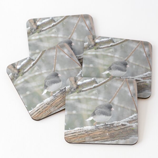 Item preview, Adorable Junco in the snow designed and sold by lisapicklepizza.