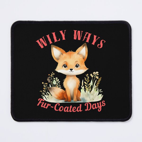 Item preview, Wily Ways, Fur-Coated Days. fox head designed and sold by FoxVibes.
