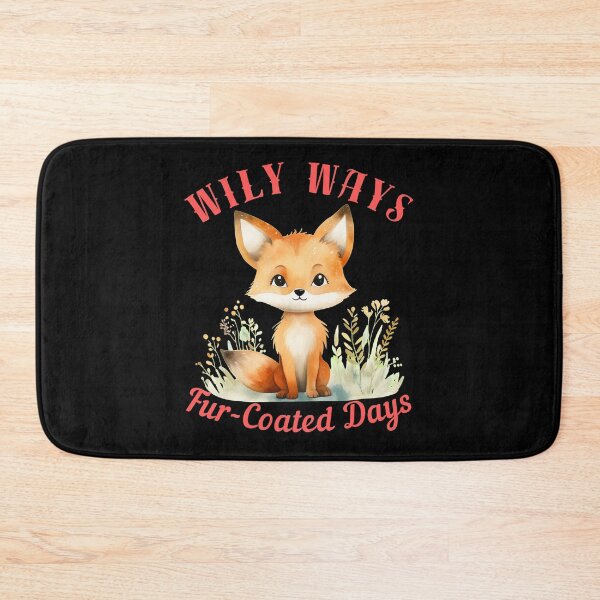 Item preview, Wily Ways, Fur-Coated Days. fox head designed and sold by FoxVibes.