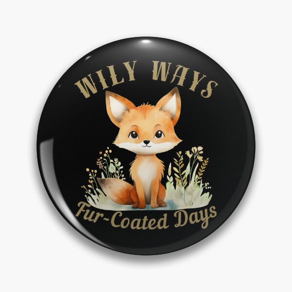 Item preview, Wily Ways, Fur-Coated Days. realistic fox designed and sold by FoxVibes.