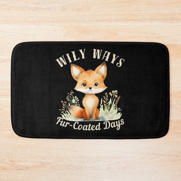 Item preview, Wily Ways, Fur-Coated Days. cool fox designed and sold by FoxVibes.