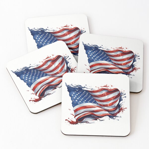 Item preview, Paint Splatter American Flag designed and sold by dcrc.