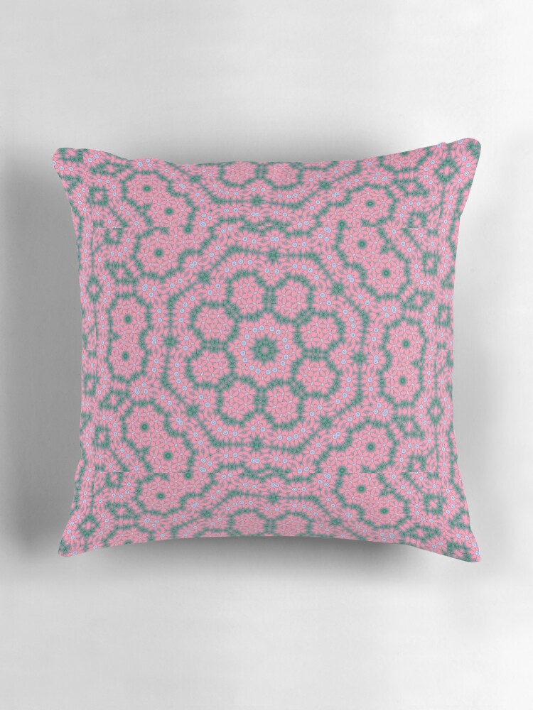 Thumbnail 3 of 4, Pillow, "Floral Pattern" designed and sold by ReedS8.