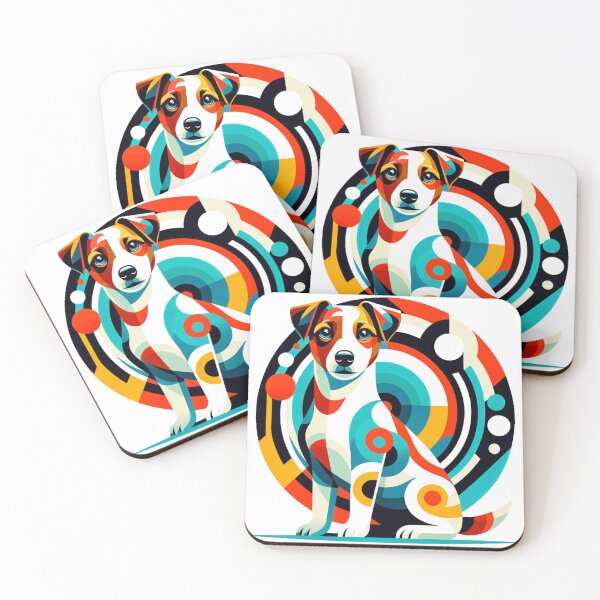 Item preview, Jack Russell Retro Ripples designed and sold by hiddenlayers.