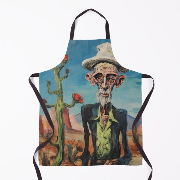 Item preview, Desert Man, Cactus Painting, Whimsical Abstract Expressionistic Portrait designed and sold by Plant-shop.