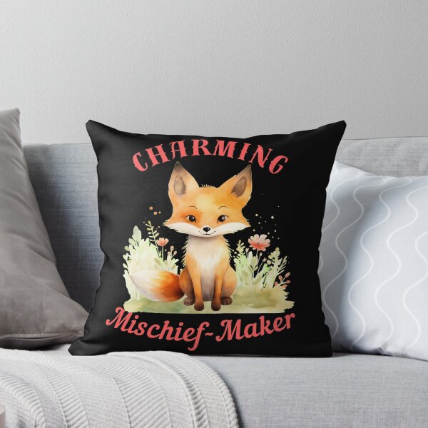 Item preview, Charming Mischief-Maker. fox head designed and sold by FoxVibes.