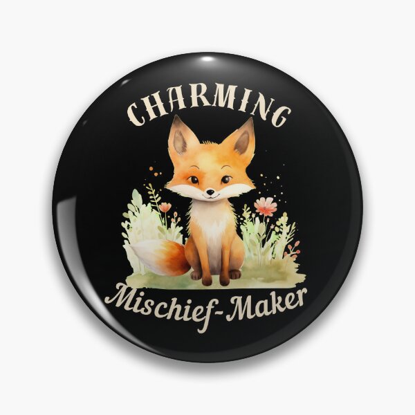 Item preview, Charming Mischief-Maker. cool fox designed and sold by FoxVibes.