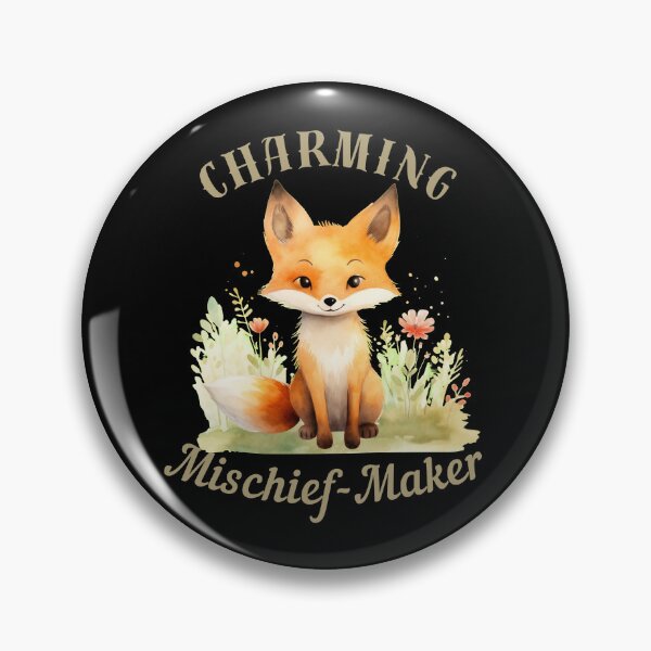 Item preview, Charming Mischief-Maker. realistic fox designed and sold by FoxVibes.