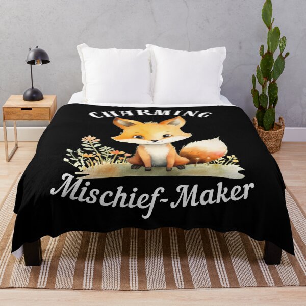 Item preview, Charming Mischief-Maker. fox quote designed and sold by FoxVibes.