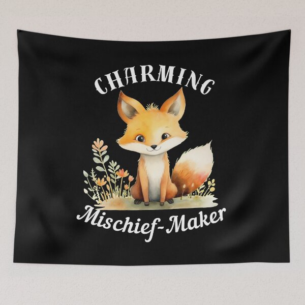 Item preview, Charming Mischief-Maker. fox quote designed and sold by FoxVibes.