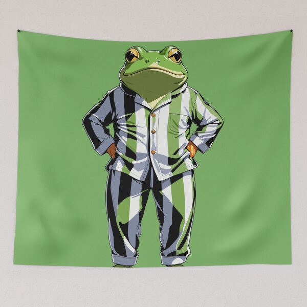 Item preview, Angry pyjamas frog Cool Artwork designed and sold by Collision19.
