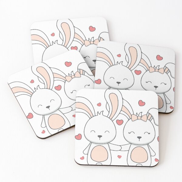 Item preview, Bunny Loving Couple designed and sold by metalcharisma.