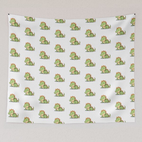 Item preview, Cartoon baby dinosaur designed and sold by ArtyPrintsHub.