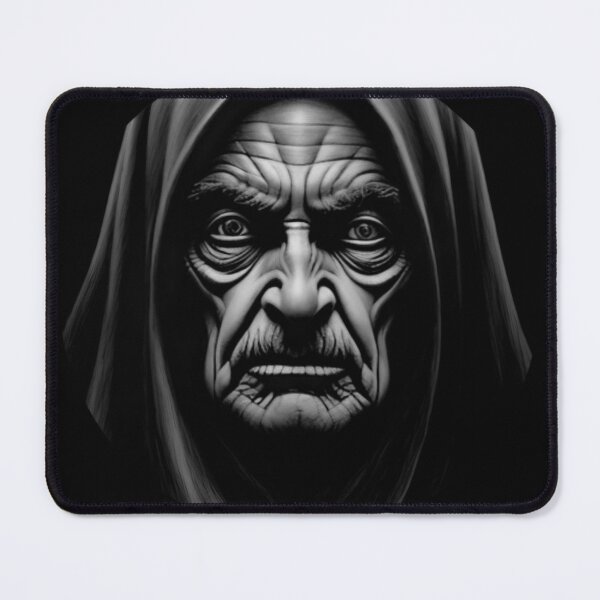 Item preview, Macabre Elderly Series - mesmerizing meta-portrait of an old man in dark art style by Red Siri0 designed and sold by Red Siri0 Art.