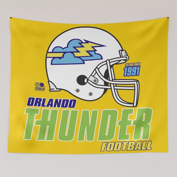 Item preview, Orlando Thunder Football designed and sold by TeeArcade84.