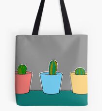 Three Little Cactus Tote Bag