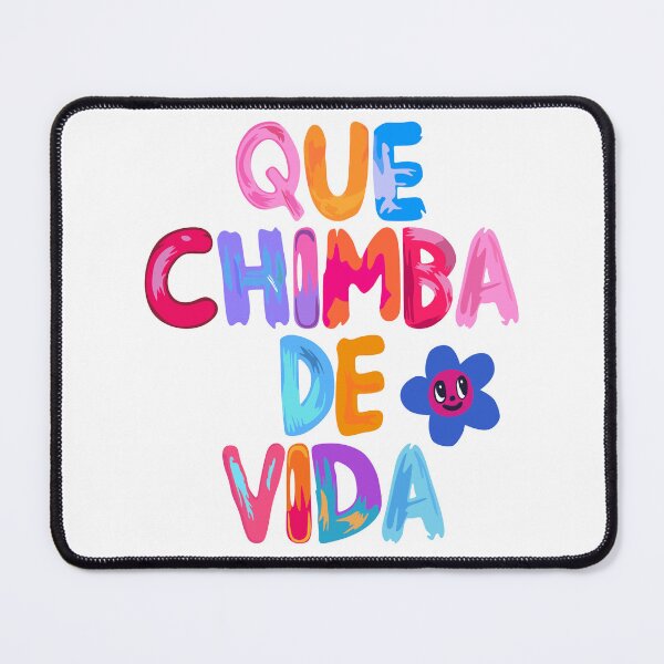 Item preview, KarolG Que Chimba De Vida Colorful Text Design designed and sold by DaintiestDesign.