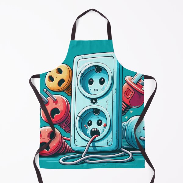 Item preview, Frightened Outlets and Plugs in Pop Art Style designed and sold by Lyavalio.