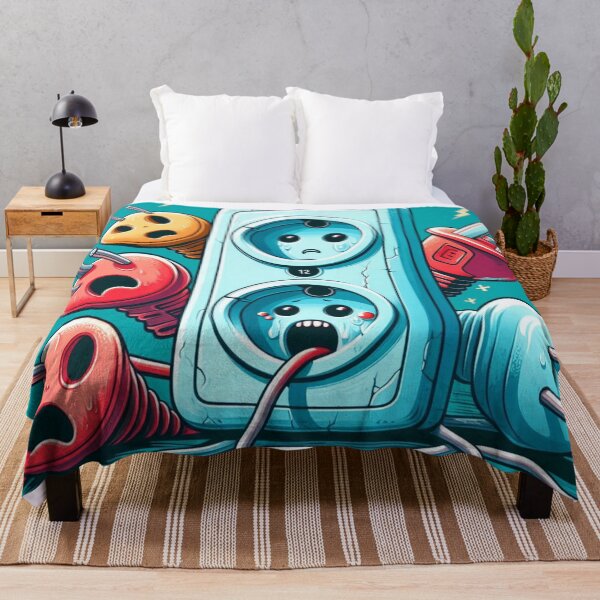 Item preview, Frightened Outlets and Plugs in Pop Art Style designed and sold by Lyavalio.