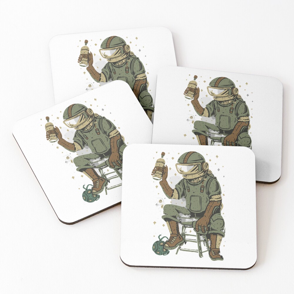 Item preview, Coasters (Set of 4) designed and sold by OldSchoolRetro.
