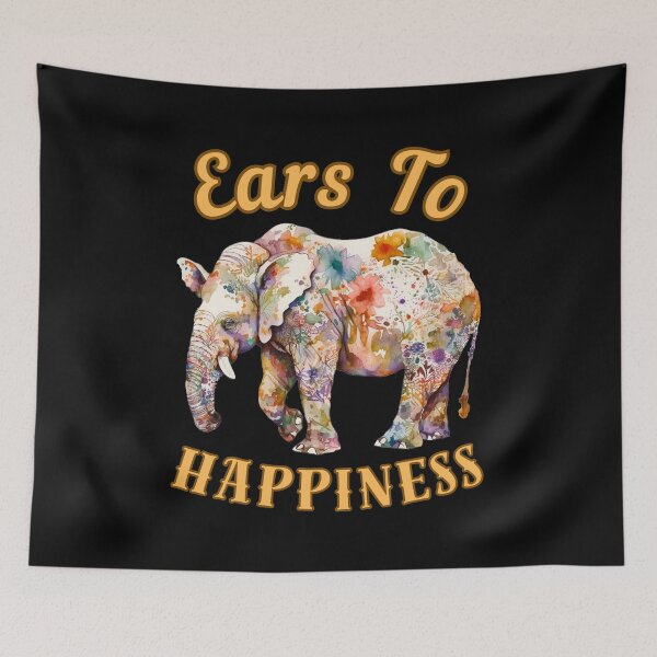 Item preview, Ears To Happiness. elephant lover designed and sold by ElephantVibes.