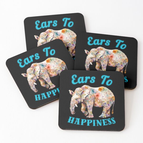 Item preview, Ears To Happiness. funny elephant designed and sold by ElephantVibes.