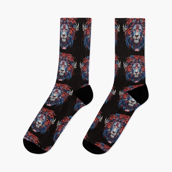Item preview,  Tribal Lion with American Colors And Flag  designed and sold by Angelle55.
